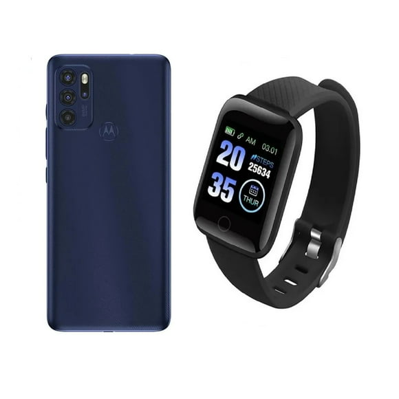 smartphone 6gb con 128gb azul motorola moto g60s con reloj