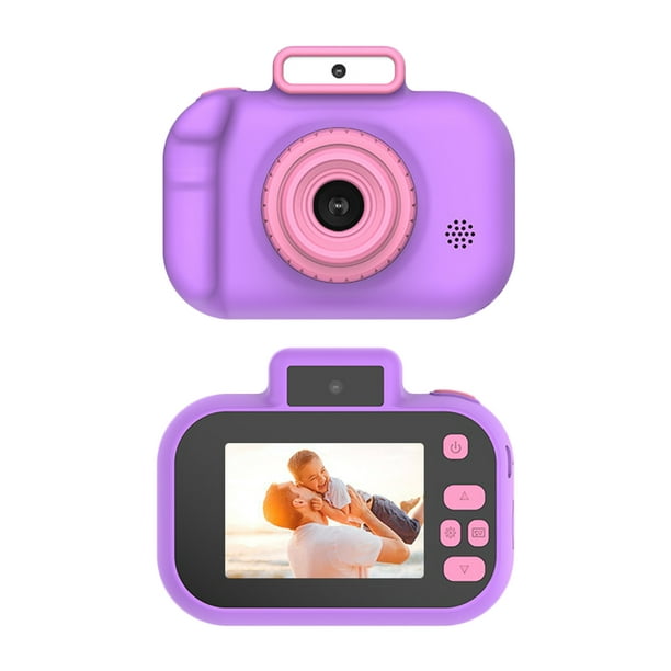 Cámara digital con carga USB Micro cámara de juguete para regalos de fiesta  para niños (amarillo)