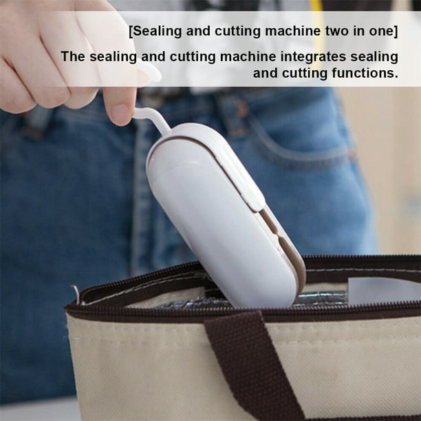  Máquina de sellado con máquina selladora sellador de bolsas de  chips sellador de bolsas de alimentos sellador de bolsas de cocina  herramienta de sellado de bolsas de prensa sellador mini sellador