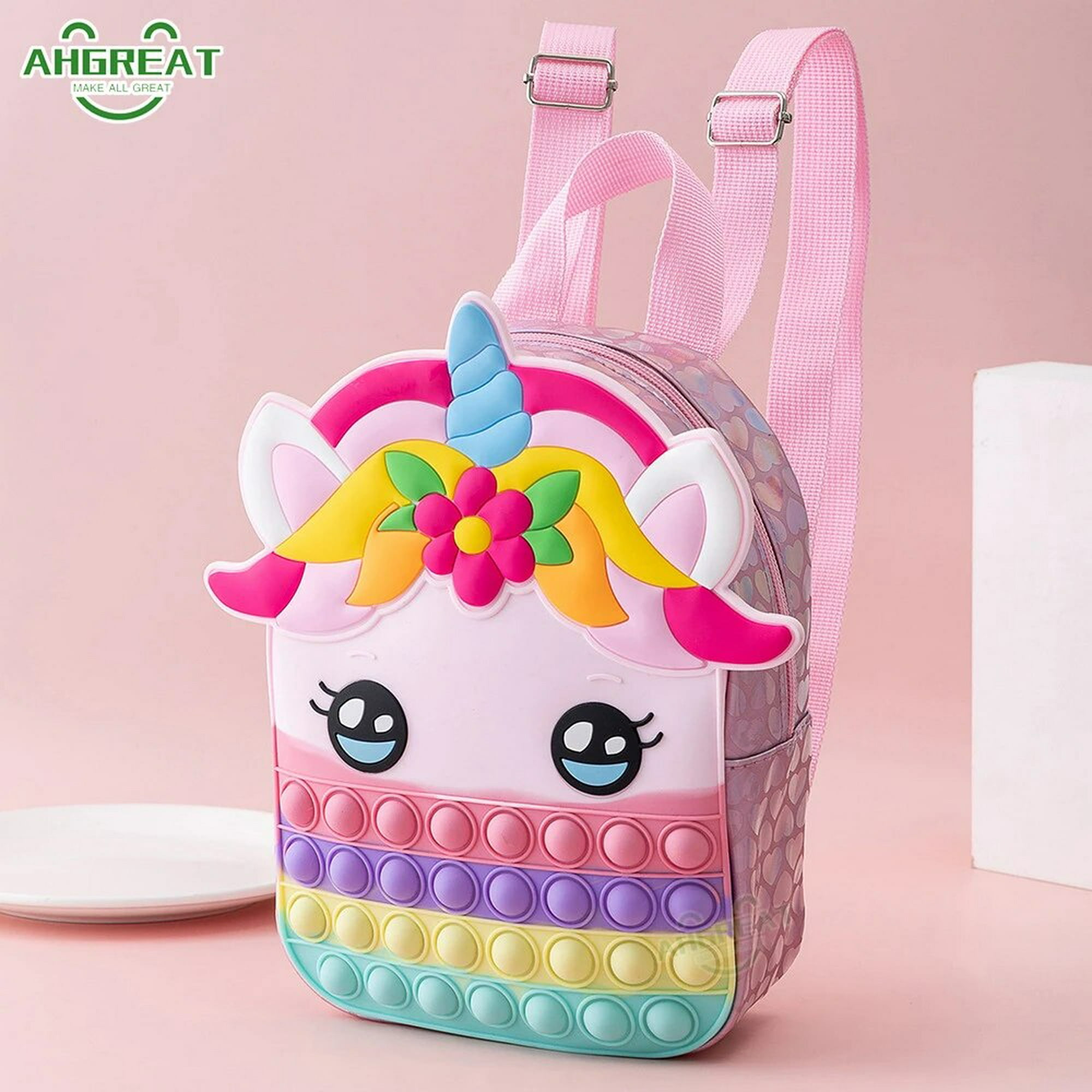 Mochila Pop para niñas, bolso de hombro, Mini mochilas escolares, regalos  de unicornio para niñas, mochila para adolescentes para la escuela