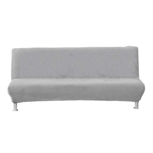 Funda elástica para sofá cama de 2/3 plazas, suave y elástica, plegable,  sin reposabrazos, protector de muebles extraíble lavable a máquina (color