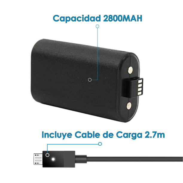 Kit Carga y Juega Virtual Zone Bateria y Cable Compatible XBOX One, S y X  Virtual Zone CHGMONE2