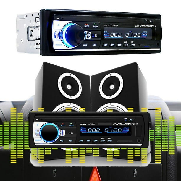Radio De Coche Bluetooth Manos Libres Estéreo De Coche Con Usb Y  Reproductor De Mp3 De Coche Radio Fm. Afortunado Sencillez