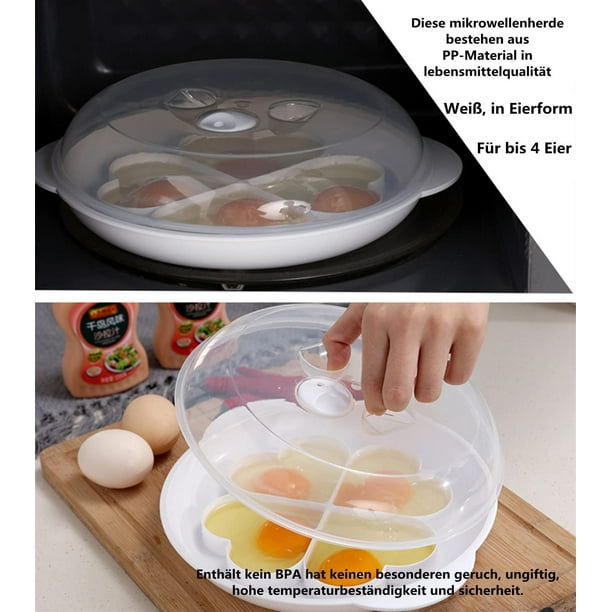 Cocedor de huevos para microondas - Cocedor de huevos fritos