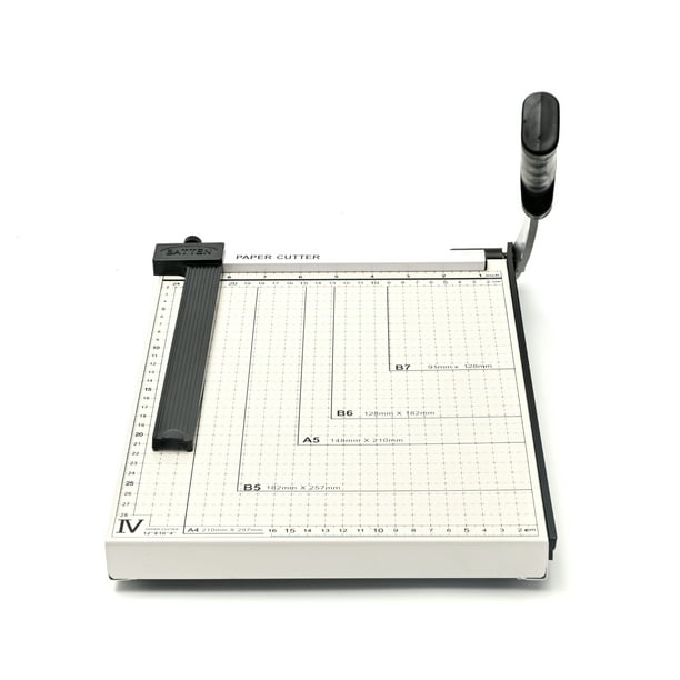 Cortadora de papel, cortadora de papel de guillotina para manualidades con  guillotina fotográfica de resistencia para corte estándar de BLESIY  cortadora de papel