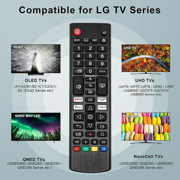 Mando a distancia Universal para televisor LG, control remoto