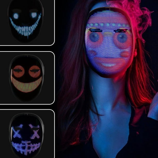 Guantes con luz LED 8 colores para disfraces de Halloween Cosplay para  Colcomx Guantes iluminados