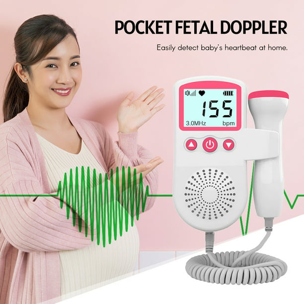 Doppler fetal Monitor de latidos cardíacos Doppler para bebés para