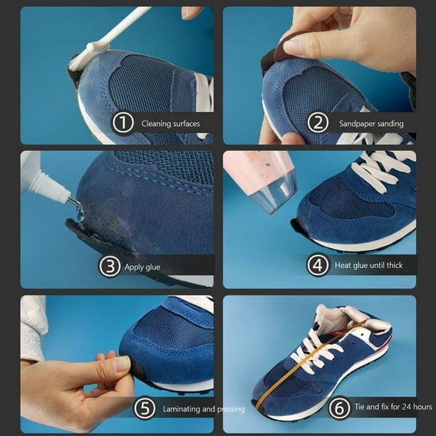 Pegamento Para Zapatos Sellador de reparación de calzado universal Pegamento  de reparación de zapatos de secado rápido para neopreno (60 g)