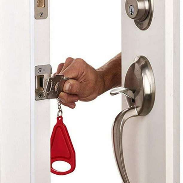 Cerradura de puerta portatil, armario de puerta de seguridad para