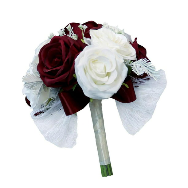 Flores de boda Fantástica mano atada forma flor de seda - Milanoo.com