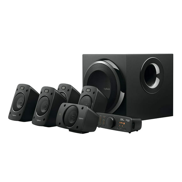 bocinas logitech z906 51 surround soun speaker system sonido envolvente thx