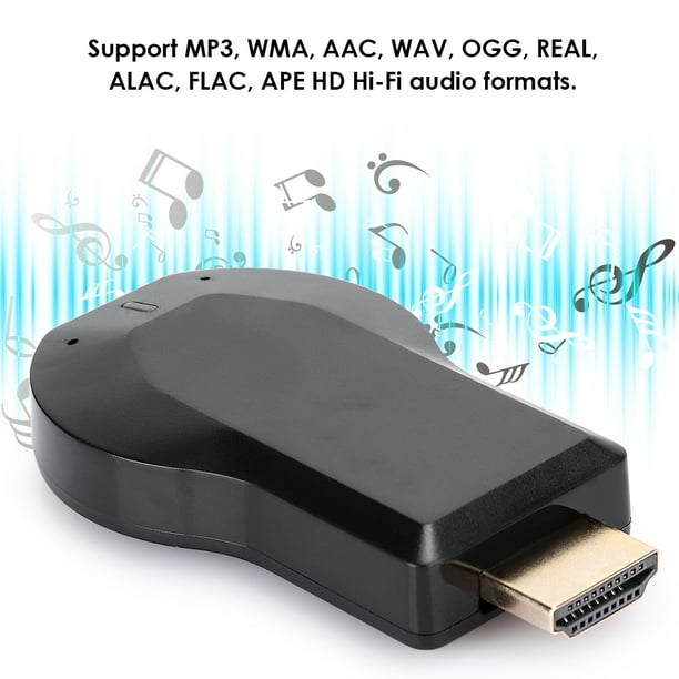 Receptor de pantalla Wifi Smart M2 para TV, dispositivo para Miracast,  Miracast, Airplay, pantalla de espejo, HDMI, compatible con Android IOS  Dongle de TV 
