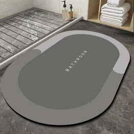 Alfombrilla de baño de diatomita, suave y cómoda, absorción de agua, no,  secado rápido para alfombra Macarena alfombra de baño