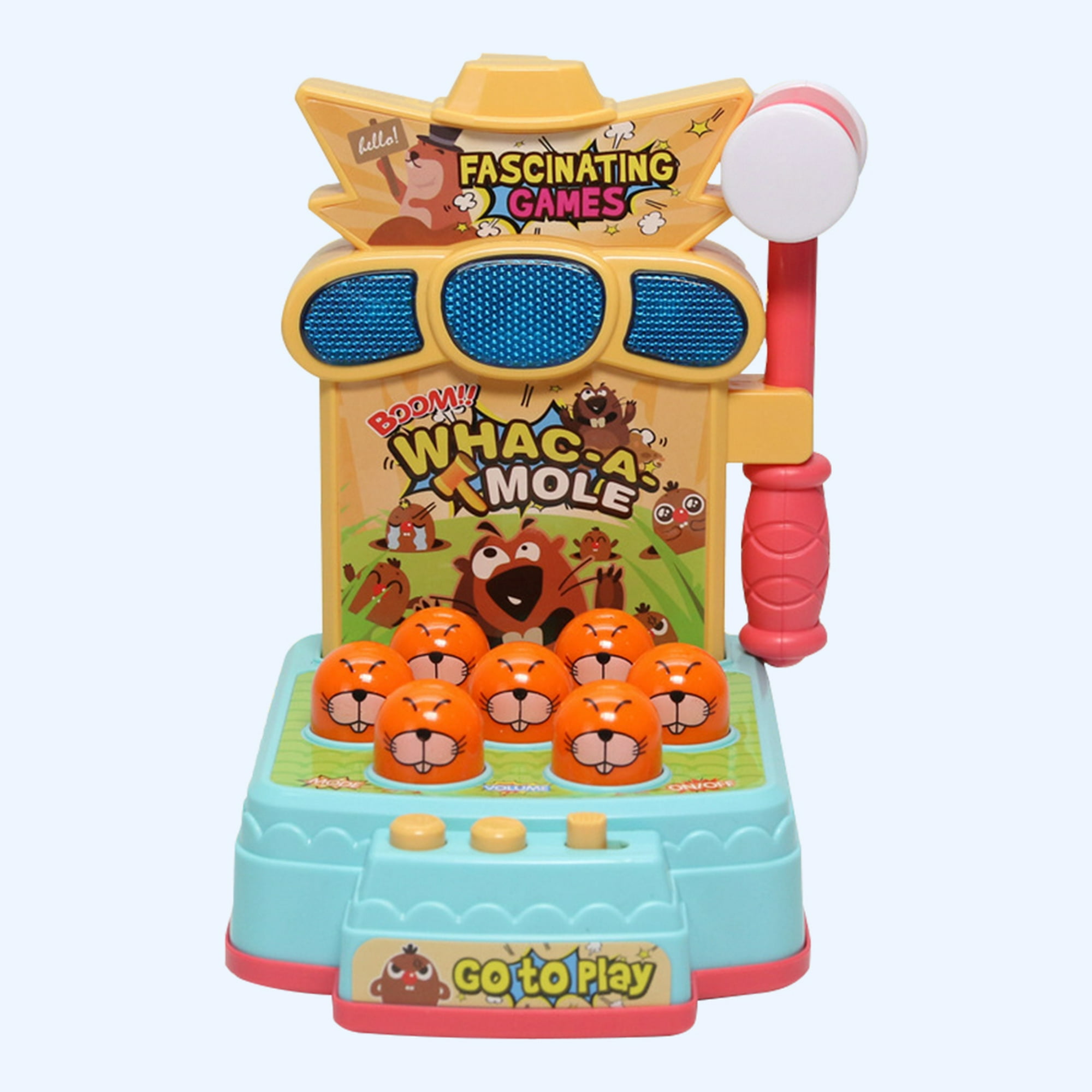 Whack Mole Game para niños pequeños, juguetes para niños de 3  años en adelante, juguete interactivo para niños, 9 velocidades para  principiantes/expertos/expertos a desafiar, juguete de golpear grande :  Juguetes y