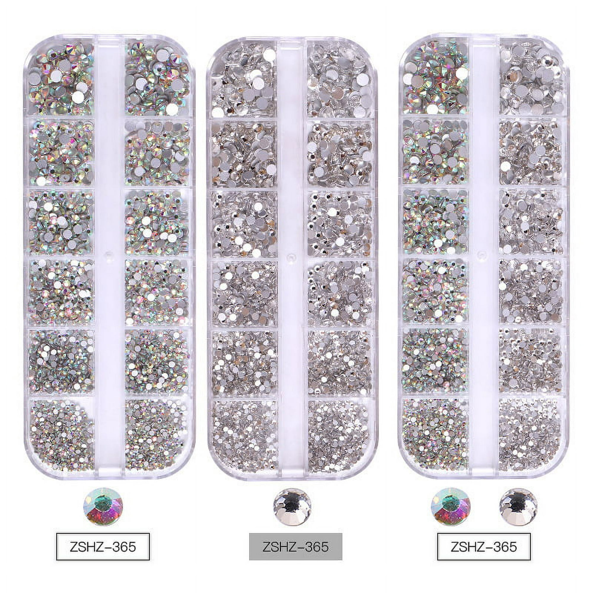 Relaxdays Pack 900 Diamantes Decorativos, Cristales para Decorar, Piedras  Bisutería Plástico, 1x1,5x1 cm, Transparente
