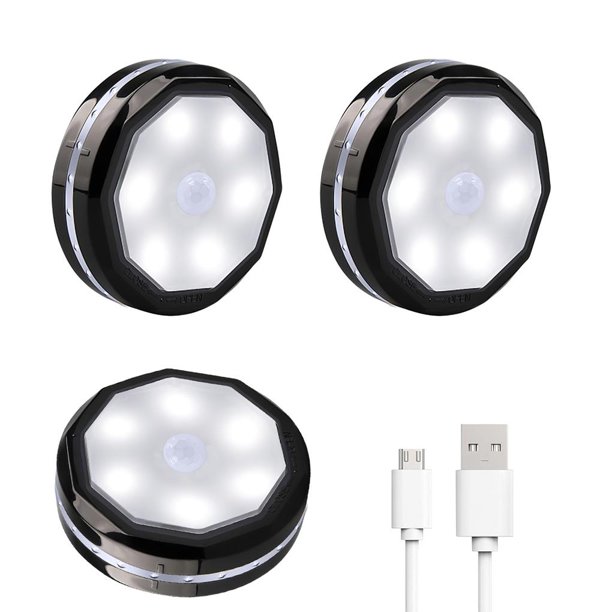 Luz LED portátil con sensor POP Batería recargable por USB Lámpara