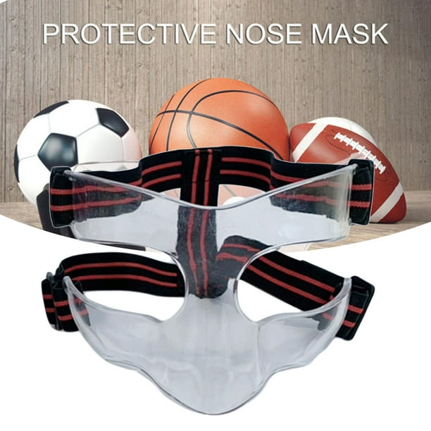 Máscara facial para nariz rota, protector facial, protección facial,  accesorios duraderos para disfraz deportivo, máscara de baloncesto, máscara  de