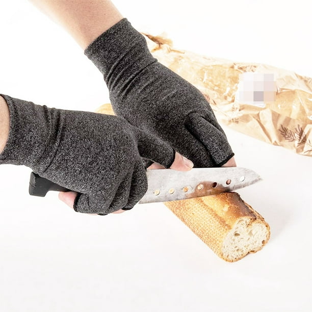  Los guantes de compresión para artritis alivian el dolor  reumatoide, RSI, túnel carpiano, guantes de mano con abertura en los dedos  para mecanografía y trabajo diario, soporte para manos y articulaciones.