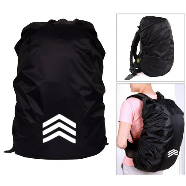 Funda impermeable para mochila de 70 l, cubierta de mochila impermeable con  bolsa de almacenamiento, mochila para exteriores, cubierta de lluvia para