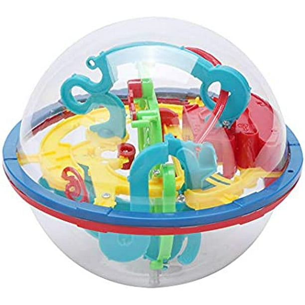 RiToEasysports Juego de laberinto 3D, juguete de bola de laberinto de  gravedad 3D de plástico, juegos interactivos, juguetes educativos de esfera  para