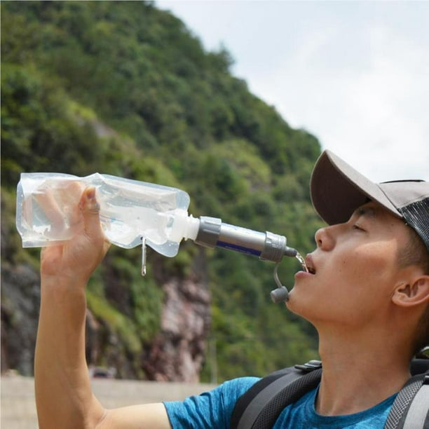 Filtro botella de agua portatil para campo - EOZ