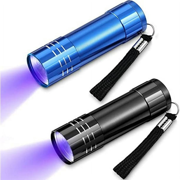 Mini linterna UV ultravioleta para mascotas, luz negra portátil