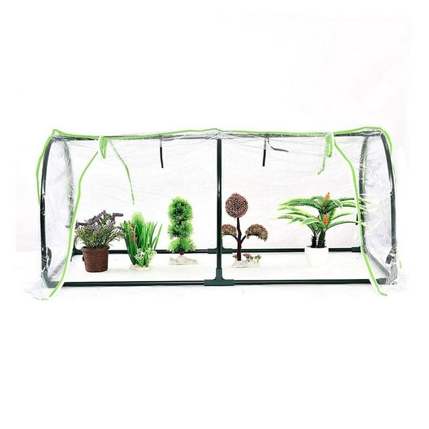 Mini invernadero pequeño para plantas al aire libre en interiores