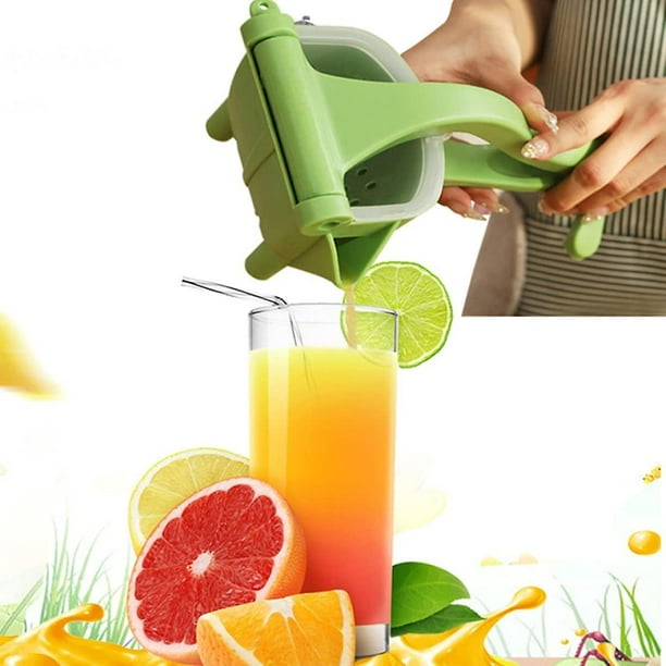 Exprimidor Manual de frutas para el hogar, exprimidor de mano, extractor de  exprimidor de limón naranja verde