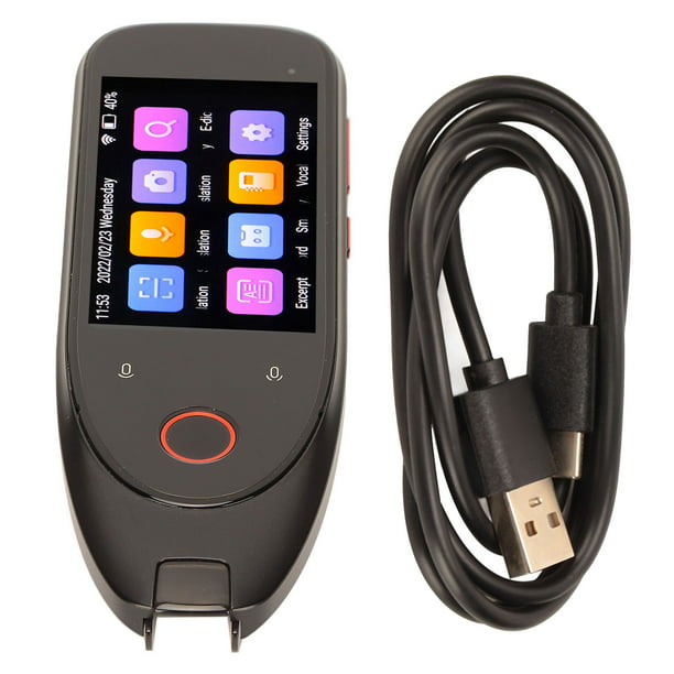 Dispositivo De Escaneo De Idiomas WiFi Pen Traductor Electrónico  Inteligente Aprendizaje Portátil
