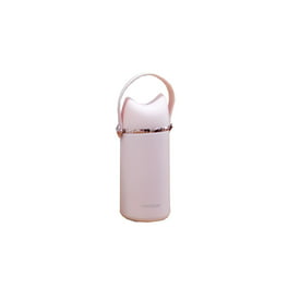 Botella para agua de 550 ml con popote flip-up y diseño con glitter de  estrellas rosa Valtari Botella para agua con diseño con glitter de  estrellas rosa