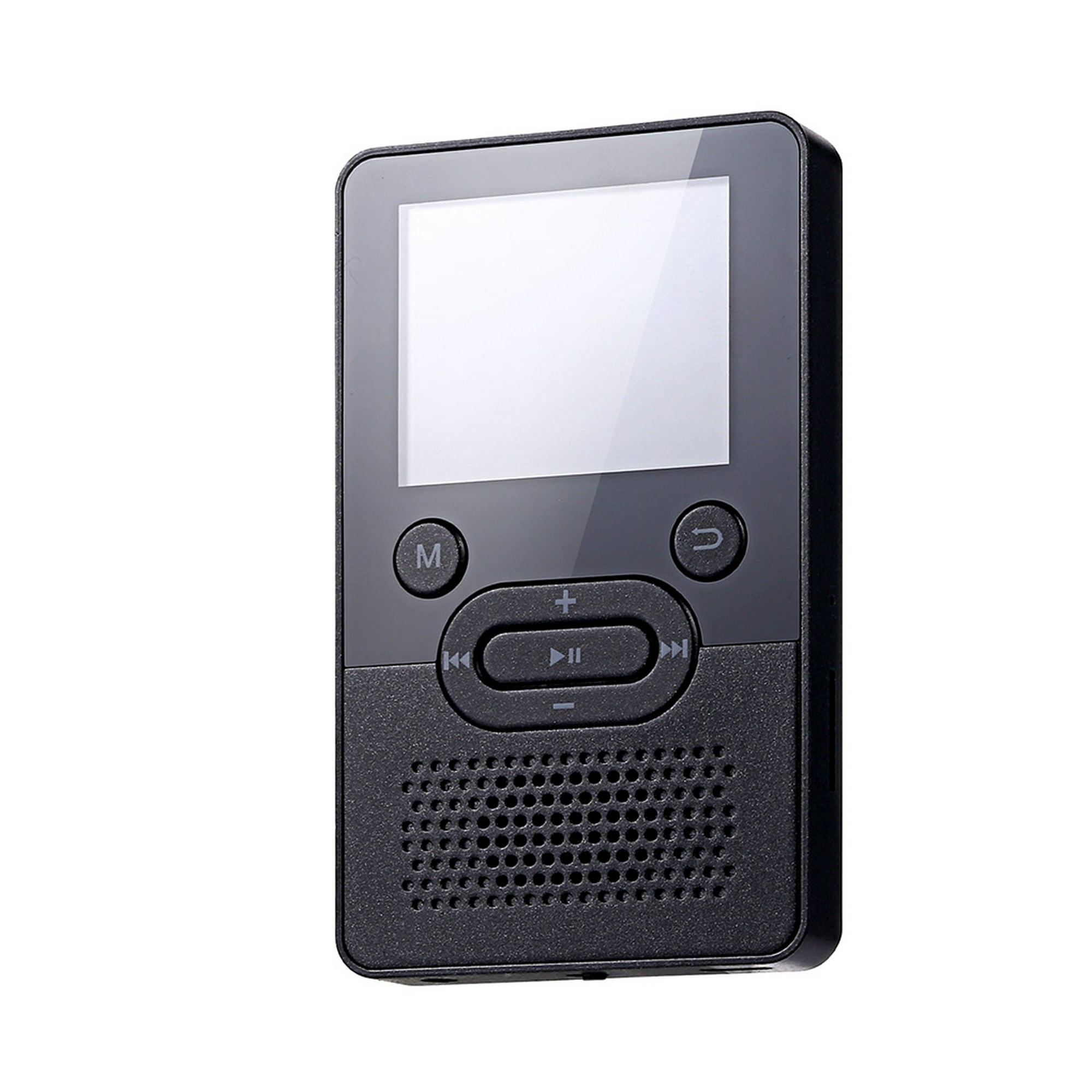 Reproductor de MP3 de alta fidelidad, reproductor de música Bluetooth 5.0,  reproductores de audio digital portátil, compatible con radio FM, grabadora
