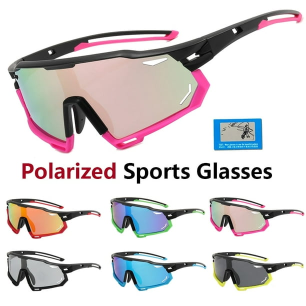 Gafas deportivas para hombre y mujer, lentes para bicicleta de montaña y  carretera, UV400 qiuyongming unisex