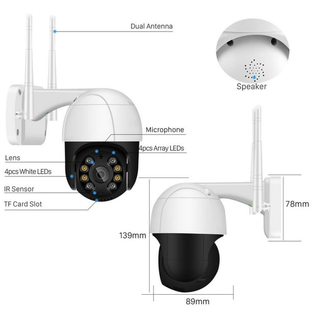 Guía del usuario de la cámara Wi-Fi de seguridad para el hogar tapo C220  Pan Tilt AI