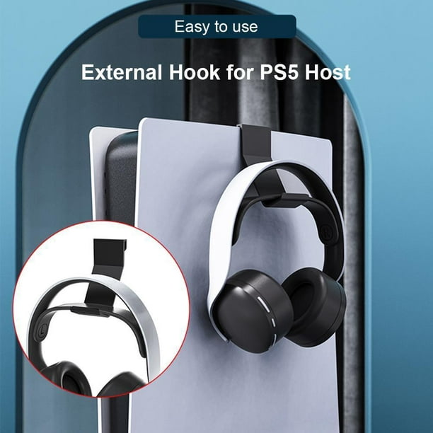 Soporte para auriculares para consola PS5, soporte para colgar auriculares  para juegos Soporte de gancho para auriculares para PS5