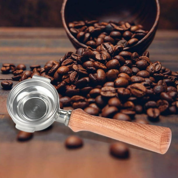 Portafiltro sin fondo de café de 51mm, soporte de café desmontable