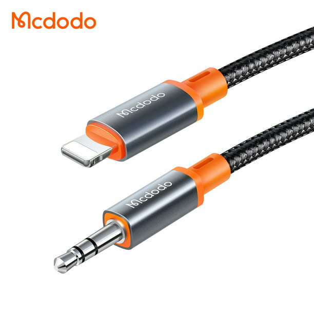 Cable Adaptador Lightning a Jack 3.5 Audio Digital 1.2m Idenmex Cable Adaptador  Lightning a Jack 3.5 Audio Digital 1.2m