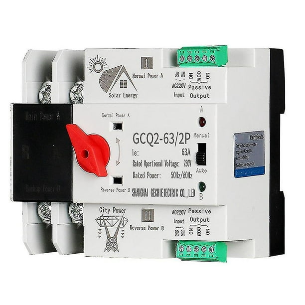 Interruptor de transferencia automática Ats solar fotovoltaica 63a  YONGSHENG 8390611960063