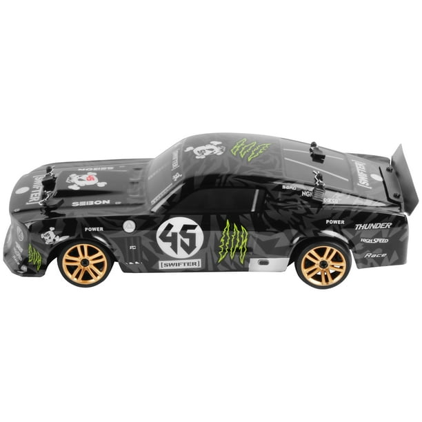  Alomejor RC Drift Car 1/10 de alta velocidad de control de  radio RC coche de control remoto coche regalo para niños (dos baterías para  coche) modelo de coche RC : Juguetes