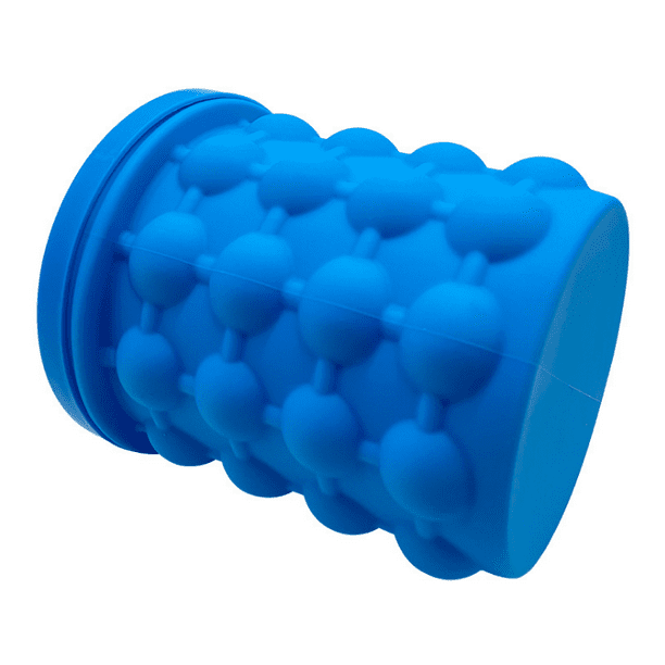 2. Moldes para cubitos de hielo, cubiteras de bolas de silicona con tapa y  moldes para cubitos de hielo cuadrados grandes, reutilizables Ormromra  MZQ-0596