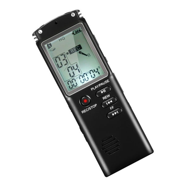 Mini Grabadora De Voz Profesional T60 8GB 16GB Grabación Digital MP3 HD  Music Walkman