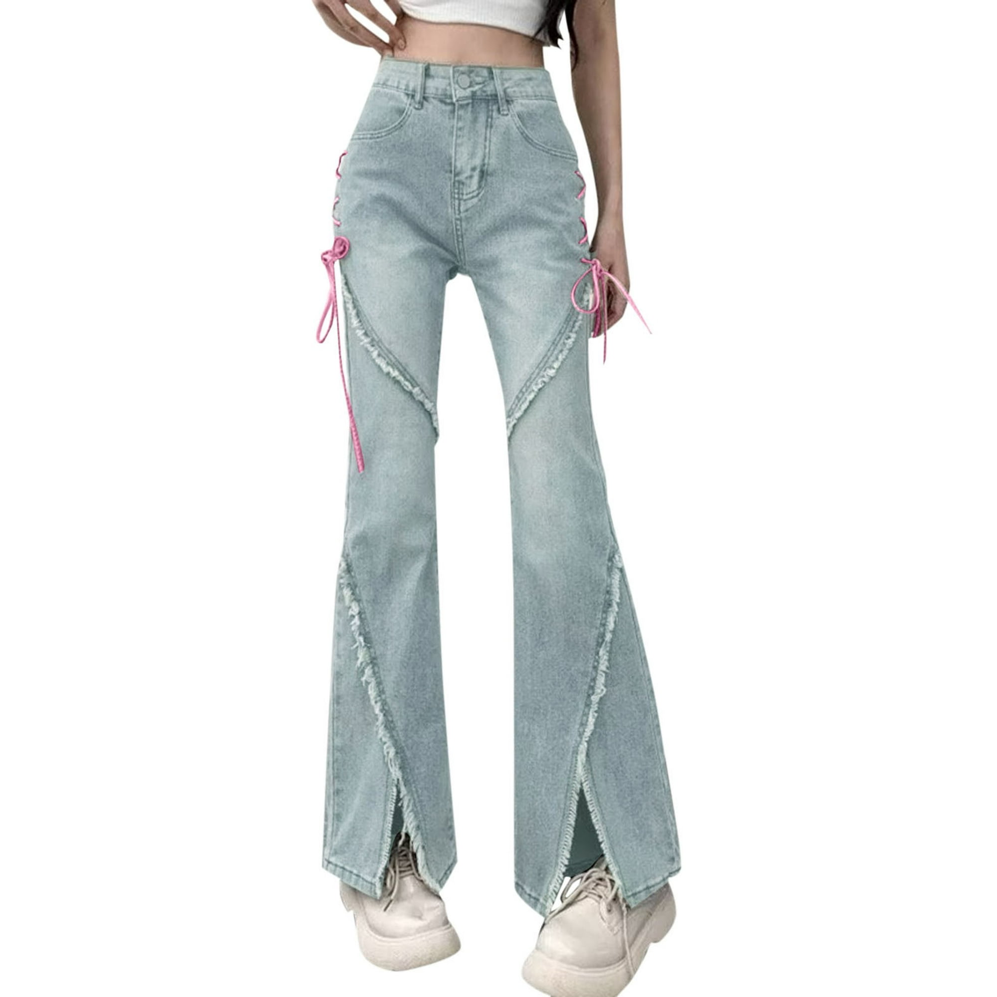 Gibobby Jeans dama talla extra Pantalones vaqueros holgados con