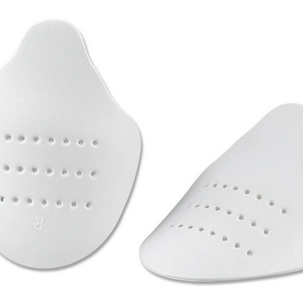 2 uds Protector de cabeza de zapato zapatillas de deporte tapas Ndcxsfigh  de los dedos del pie camilla de soporte (blanco L)