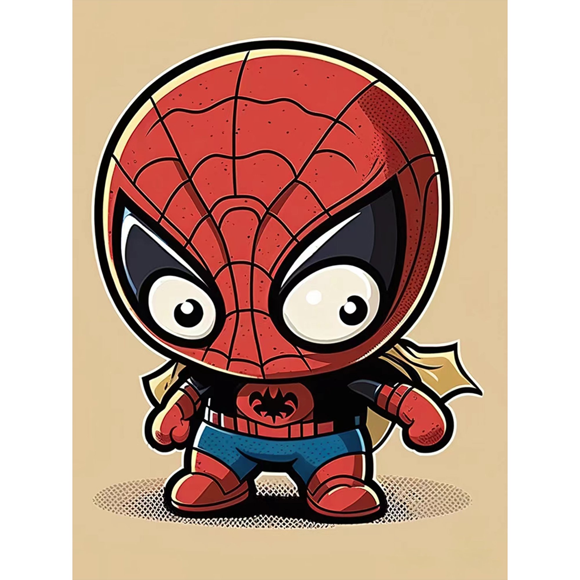 Spidey Peluche De Spider Man 40cm Color Único