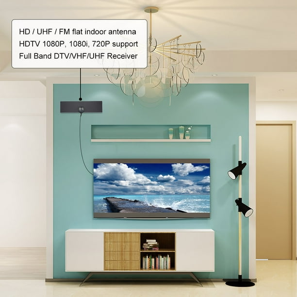 Antena TV HD para TV LCD SMART TV Con Señal Digital Decodificadores  GENERICO
