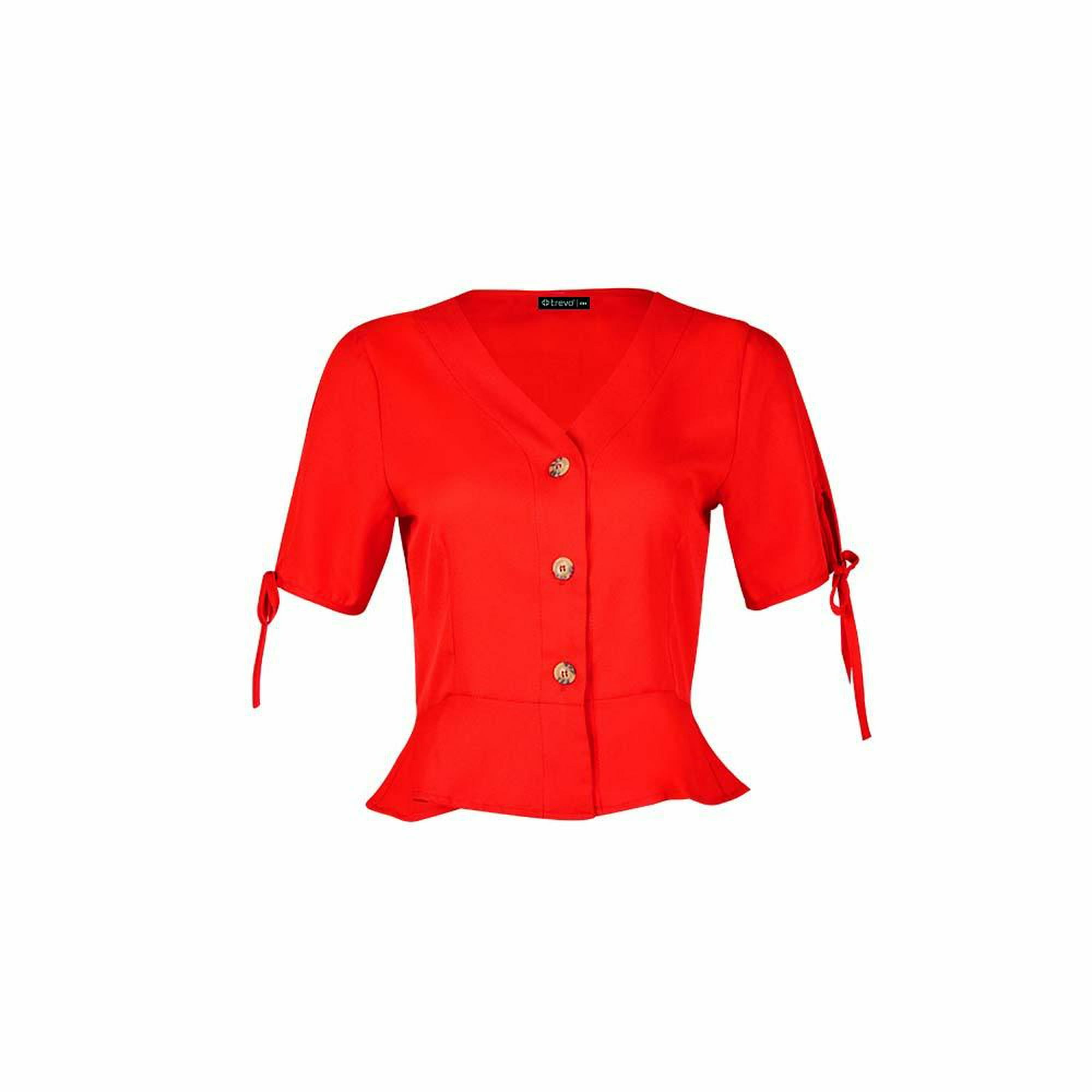 Sueter Para Mujer TREVO 955-50 Rojo con Escote en la Espalda – CASTALIA