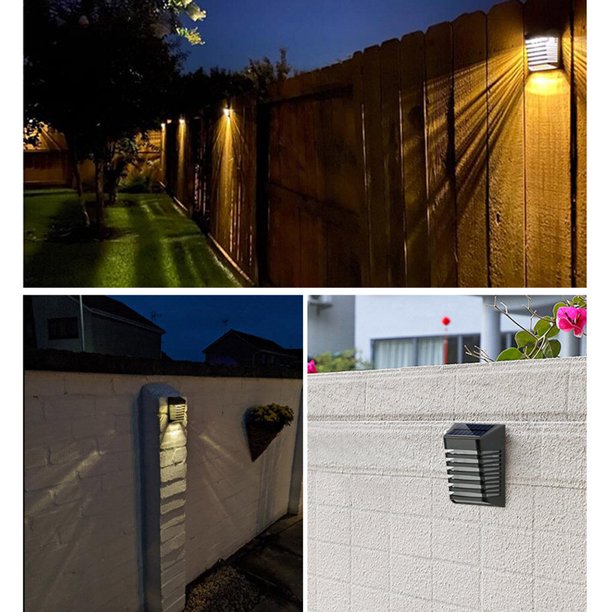 Cateissary Lámpara de pared Energía solar Paisaje Iluminación