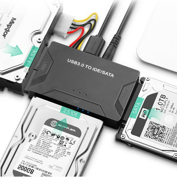 USB IDE USB 3.0 a SATA IDE convertidor de disco duro combinado para discos duros SATA S Ormromra XM122 | Bodega Aurrera en línea