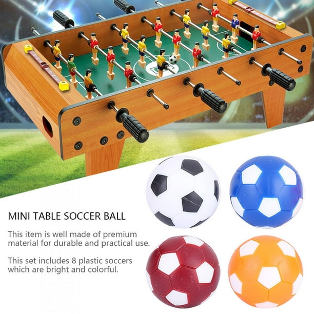 Coopay 24 pelotas de futbolín de 1.260 in, bolas de repuesto de fútbol de  mesa, multicolor, bolas oficiales de juego de mesa
