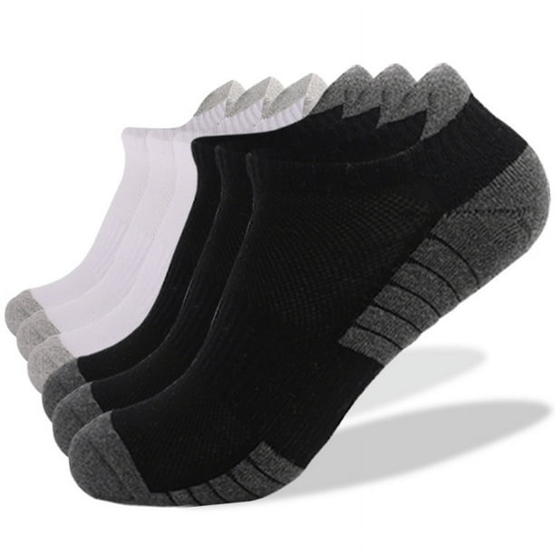 Seis pares de calcetines negros, blancos (39-42) para hombre, calcetines  bajos para hombre y mujer, calcetines deportivos de algodón transpirable  para hombre JM